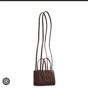Small chocolate telfar bag